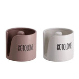Porta Rotolo in Ceramica 14x5x12cm - Cucina&Cottura