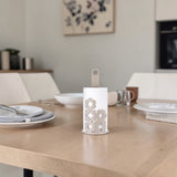 Portarotolo Louis in Metallo Tortora 15x15x33 cm - Montemaggi