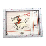 Completo Lenzuola Culla 3 Pezzi Aristogatti 100% Cotone - Disney Baby