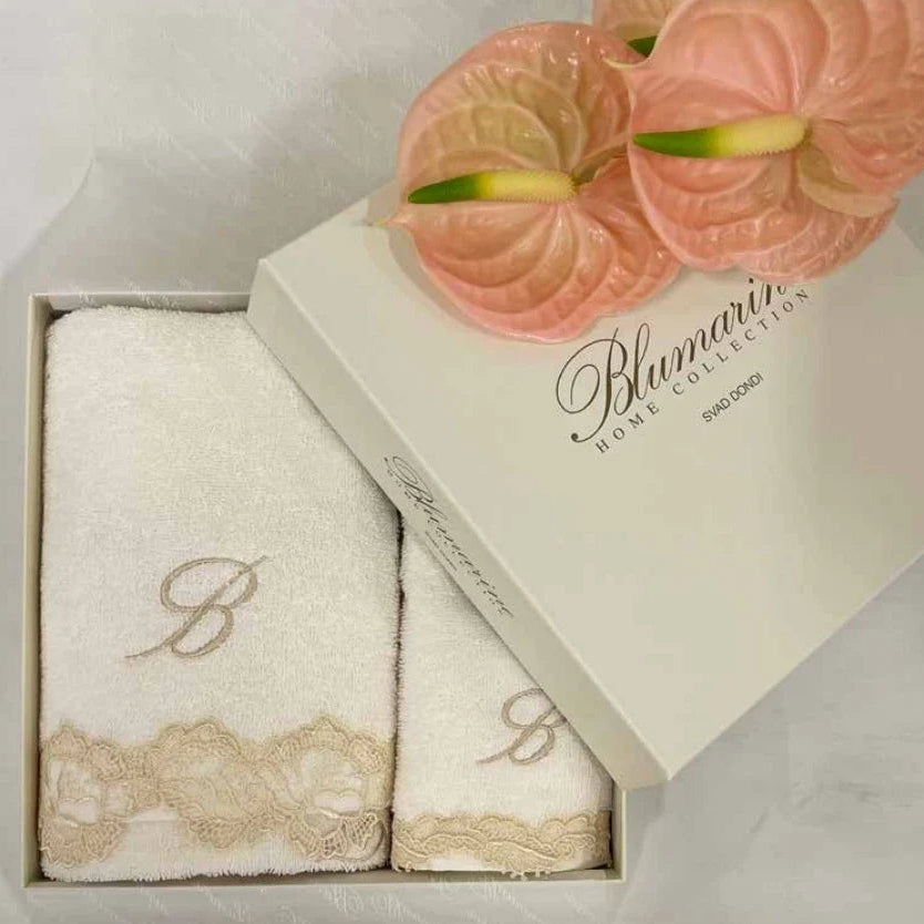 Set Asciugamani 1+1 in Spugna Privilegio  – Blumarine Home
