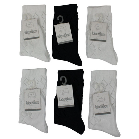 Confezione 6 Paia Gambaletti Baby Colori Assortiti - Tico Tico