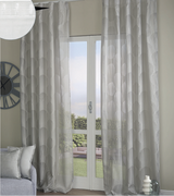 Pannello Tenda con Fascia Copri Bastone Larry Maè 145x290 cm - Via Roma 60
