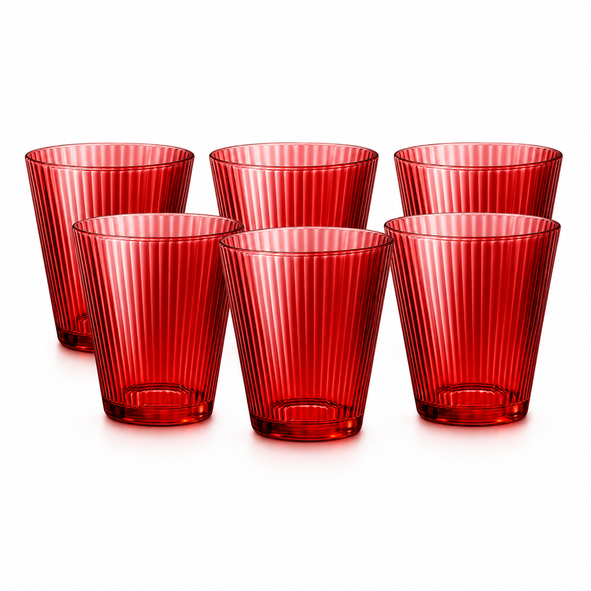 Set 6 Bicchieri Natalizi Christmas Prestige in Vetro 280 ml - Arca