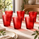 Set 6 Bicchieri Natalizi Christmas Prestige in Vetro 280 ml - Arca