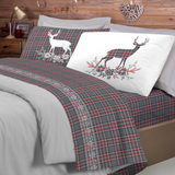 Completo Lenzuola TARTAN CERVO singolo By Pensieri Delicati