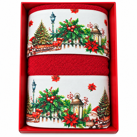 Set Asciugamani Natalizi 1+1 Christmas 7 - Ferlen