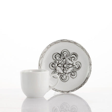 Set 2 Tazze Caffè Sicilia Black - Weissestal