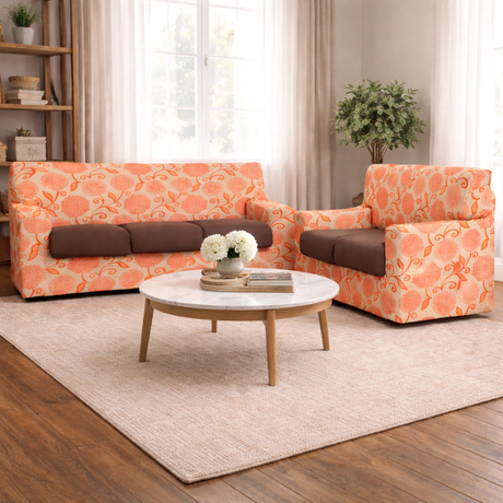 Copridivano Bielastico Antimacchia Genius Vision Fantasia 2 Posti da 140 a 180 cm - Biancaluna