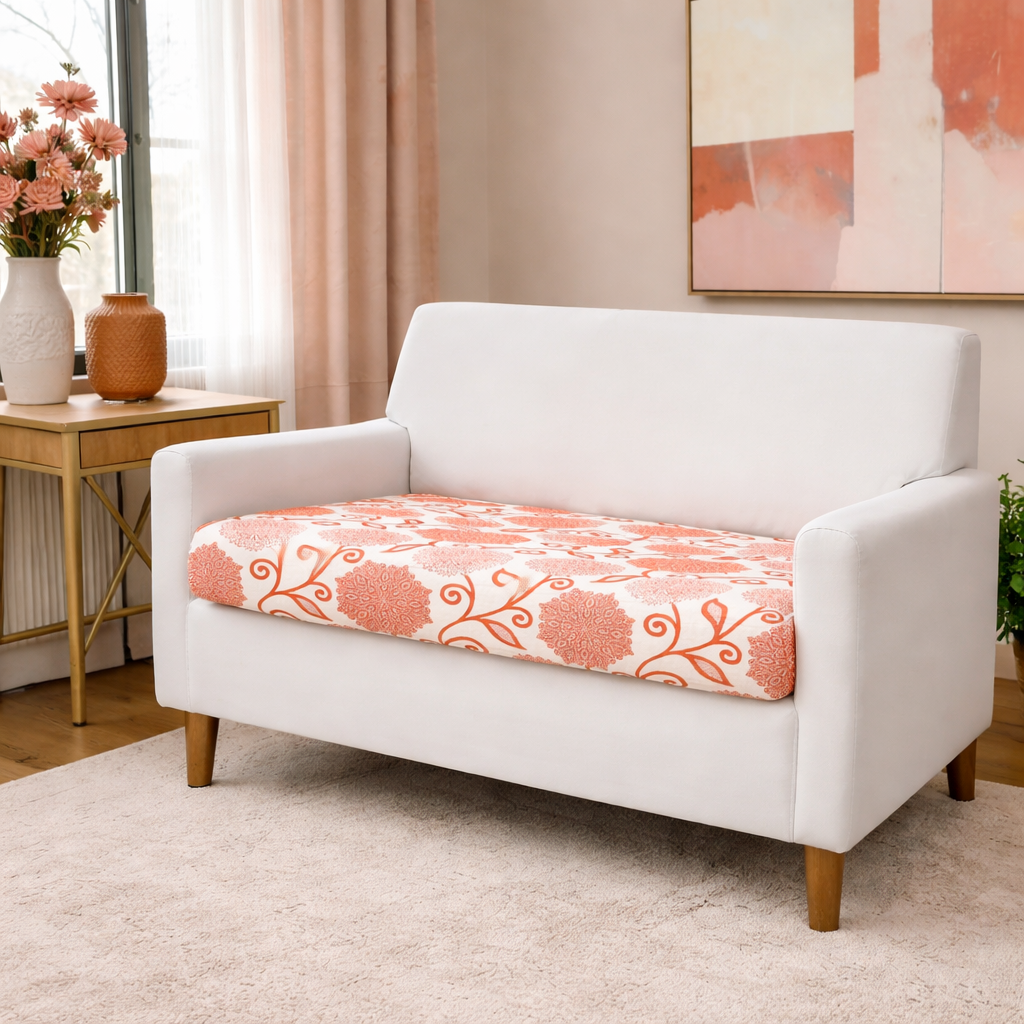 Copricuscino Bielastico Antimacchia Genius Fantasia Vision 2 Posti da 110 a 160 cm - Biancaluna