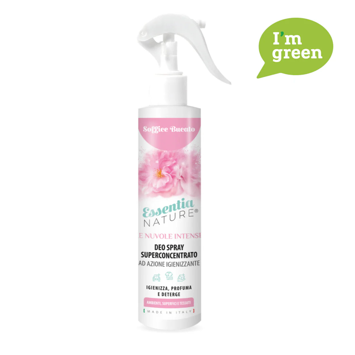 Spray Igienizzante Profumato Le Nuvole di Essentia Soffice Bucato 250 ML - Essentia