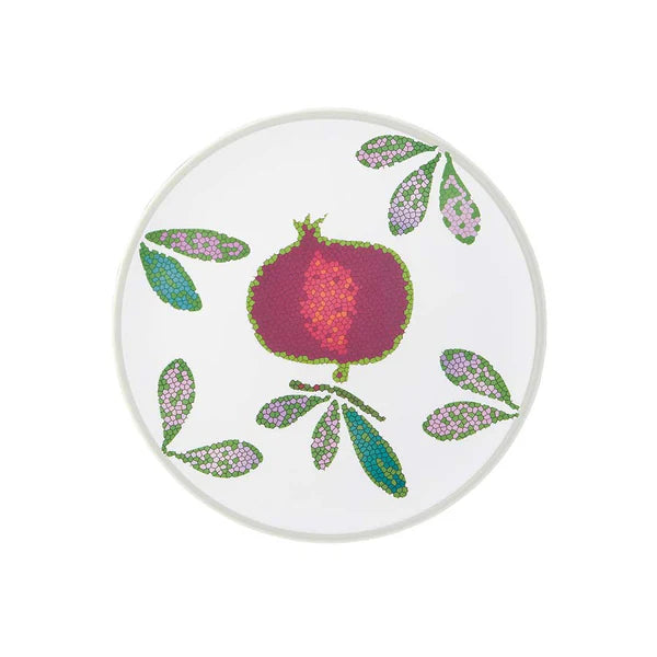 Piatto Dessert MELOGRANO in melamina- conf. 3 pz by Emporio Zani Touch-mel