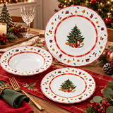 Servizio Piatti Natalizio 18pz Christmas Tree - Arca