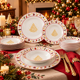 Servizio Piatti Natalizio 18pz Christmas Charm - Arca