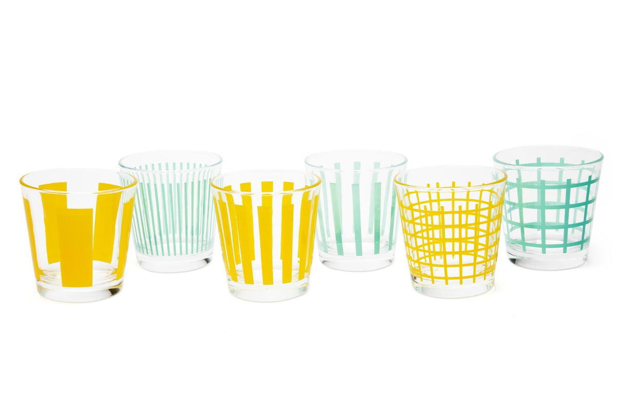 Set 6 Bicchieri Acqua Elba in Vetro - Excelsa