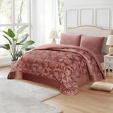 Trapunta Piumone Beatrice in Velluto Jacquard – il Filo