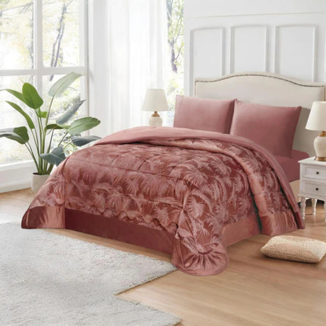 Trapunta Piumone Beatrice in Velluto Jacquard – il Filo