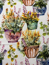 Tovaglia Antimacchia x12 GIARDINO DI PROVENZA - Il Filo
