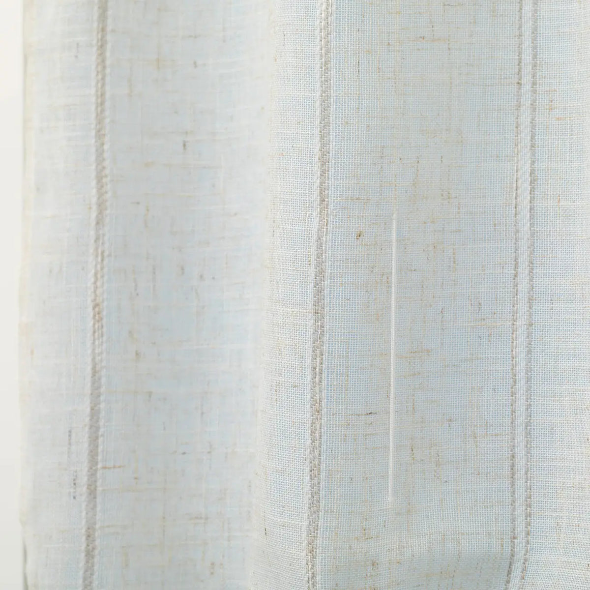 Coppia Tendine Effetto Lino Lione con Tunnel e Roll Up Centrale 60x150cm o 60x230cm - Linea Oro