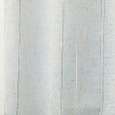 Pannello Tenda Effetto Lino Lione con Borchie e Finitura con Piombo 140x280cm - Linea Oro