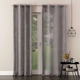 Pannello Tenda Inlays con Borchie e Finitura con Piombo 140x280cm - Linea Oro