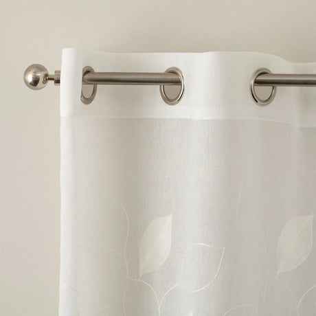 Pannello Tenda Ricamato Amazzonia con Borchie e Finitura con Piombo 140x280cm - Linea Oro