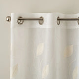 Pannello Tenda Ricamato Amazzonia con Borchie e Finitura con Piombo 140x280cm - Linea Oro