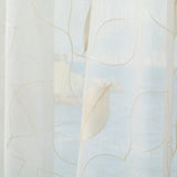Pannello Tenda Ricamato Amazzonia con Borchie e Finitura con Piombo 140x280cm - Linea Oro