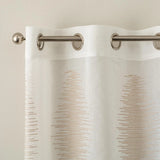 Pannello Tenda Ricamato Lagos con Borchie e Finitura con Piombo 140x280cm - Linea Oro