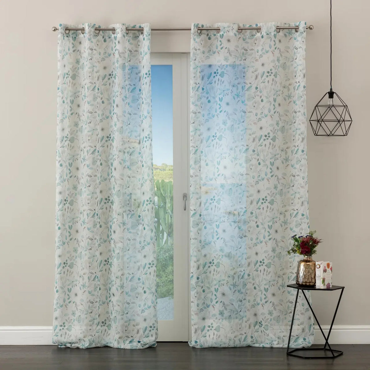 Pannello Tenda Stampayto Kelly con Borchie e Finitura con Piombo 140x280cm - Linea Oro