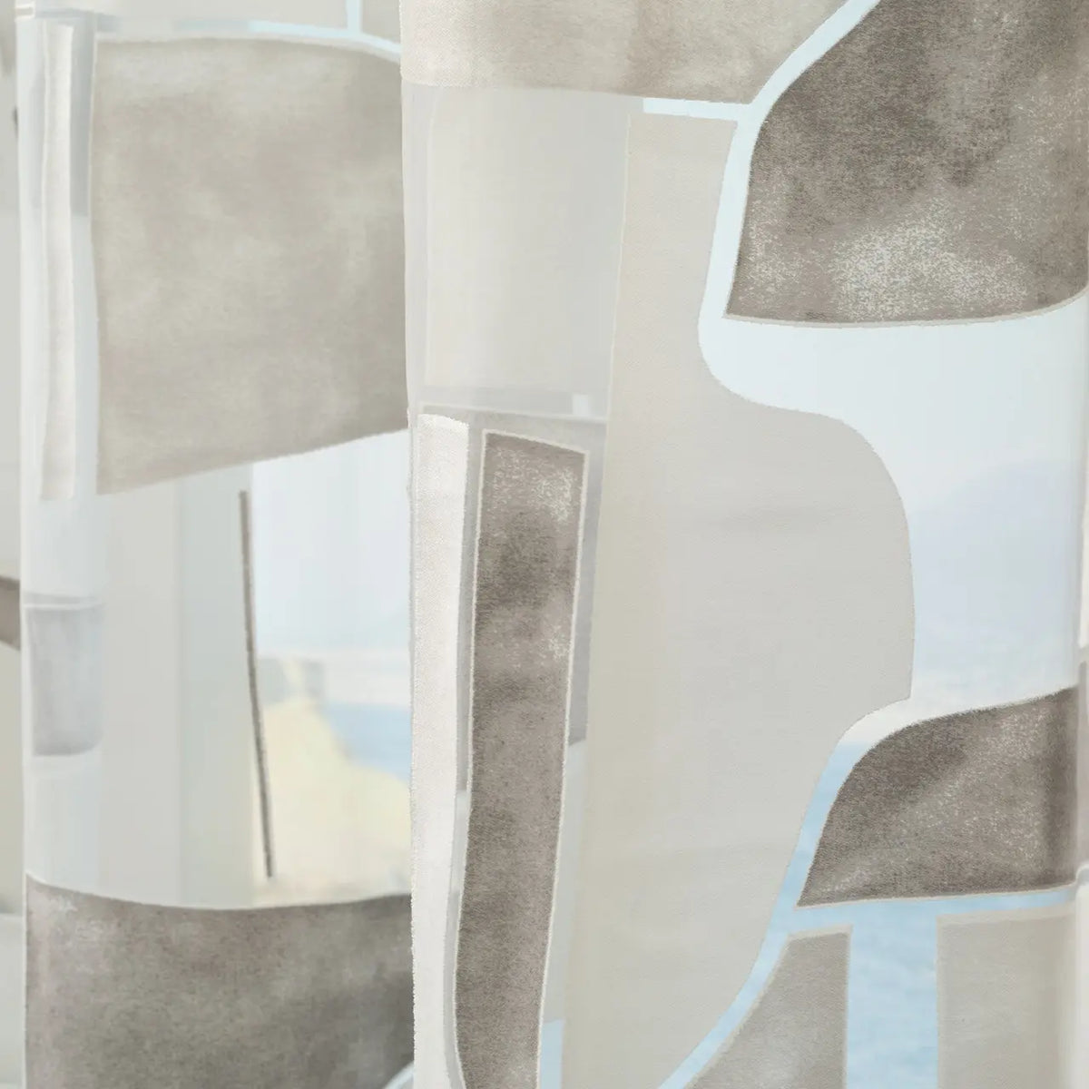 Pannello Tenda Devoreh Nagoya con Borchie e Finitura con Piombo 140x280cm - Linea Oro