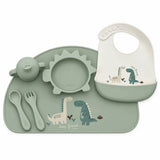 Set Pappa Svezzamento Baby 6 Pezzi in Silicone Alimentare art. CR1033 - Ellepi
