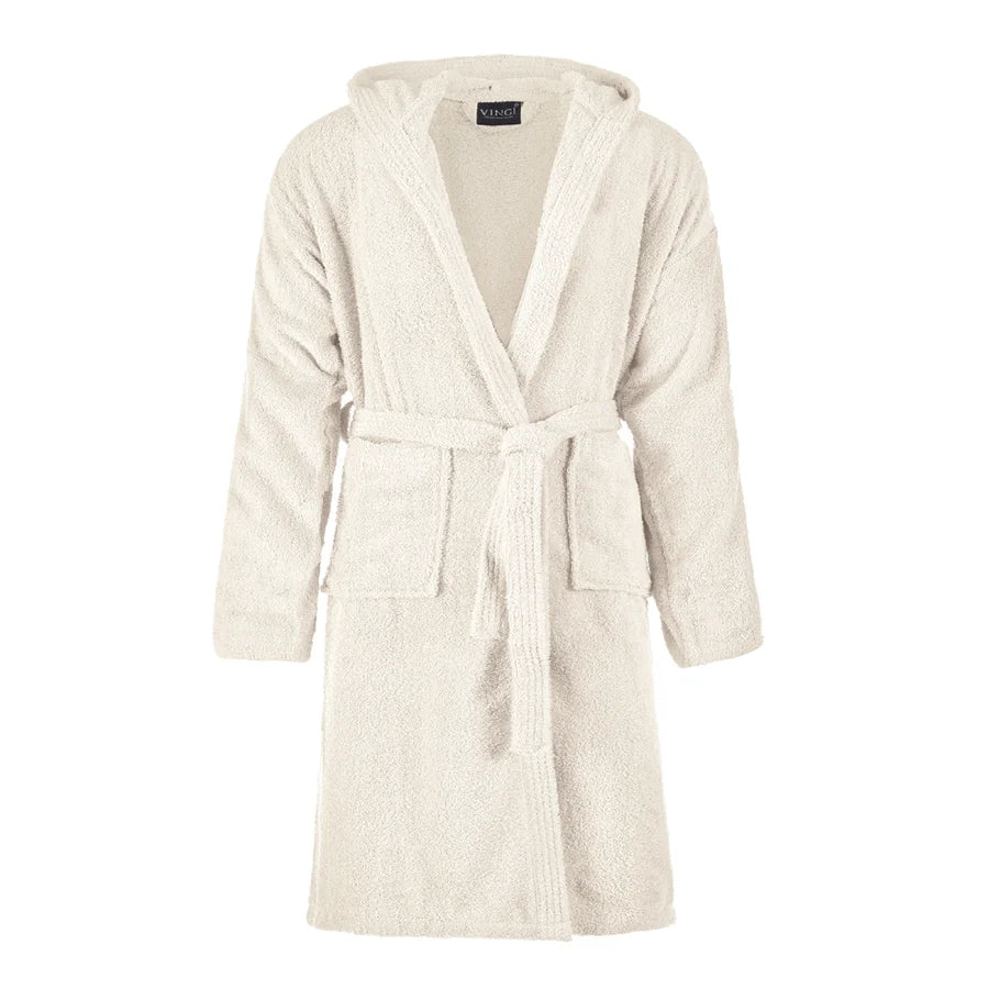 Accappatoio Monaco in Spugna 100% Cotone con Cappuccio – Vingi