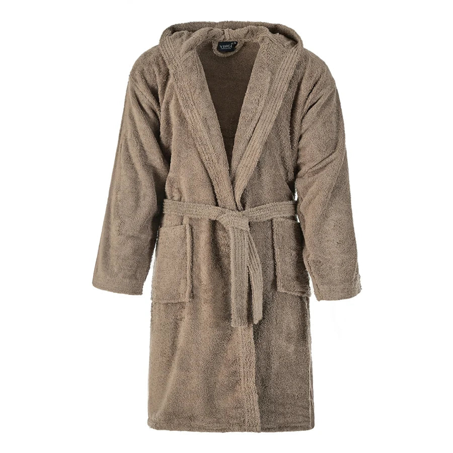 Accappatoio Monaco in Spugna 100% Cotone con Cappuccio – Vingi