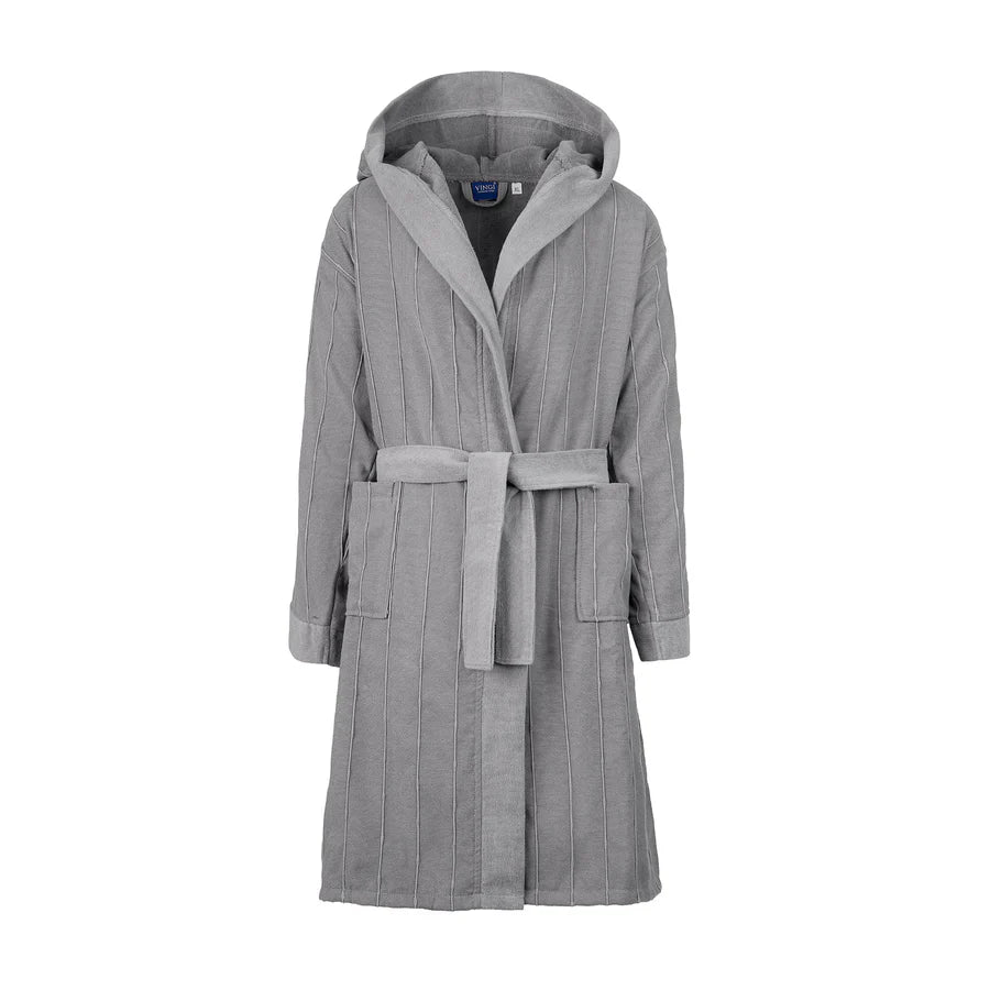 Accappatoio Saint Tropez Vingi con Cappuccio in Spugna 100% Cotone – Elegante e Assorbente