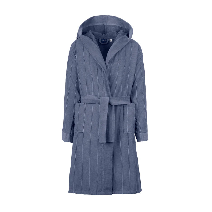 Accappatoio Saint Tropez Vingi con Cappuccio in Spugna 100% Cotone – Elegante e Assorbente