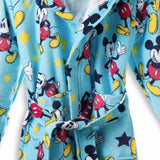 Accappatoio Con Cappuccio In Cotone Mickey Star 2 a 10  Anni  Disney - Caleffi