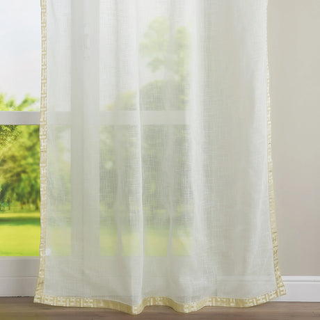 Coppia Tendine Trendy Maè 60x150/60x230 cm con Fascia Copribastone Regolabile - Via Roma 60