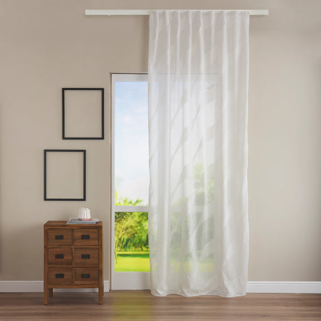 Pannello Tenda con Fascia Copri Bastone Debbie Maè 145x290 cm - Via Roma 60