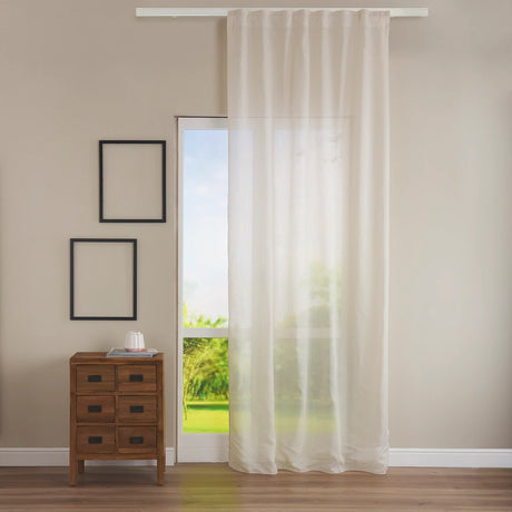 Tenda Francesca 145x290 cm con Fascia Copri Bastone Regolabile e Asole a Scomparsa – Maè