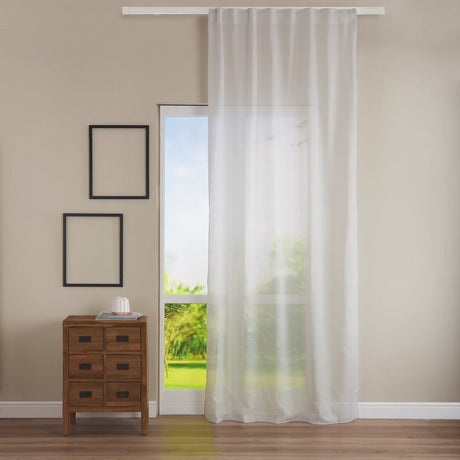 Tenda Francesca 145x290 cm con Fascia Copri Bastone Regolabile e Asole a Scomparsa – Maè