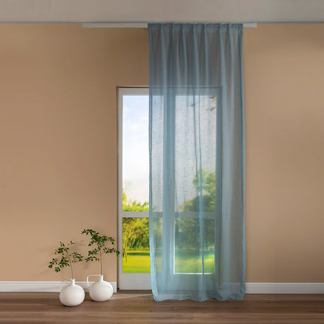 Pannello Tenda con Fascia Copri Bastone Ivanka Maè 145x290 cm - Via Roma 60