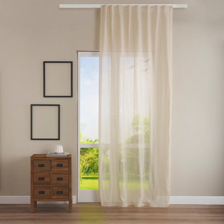 Pannello Tenda con Fascia Copri Bastone Ivanka Maè 145x290 cm - Via Roma 60