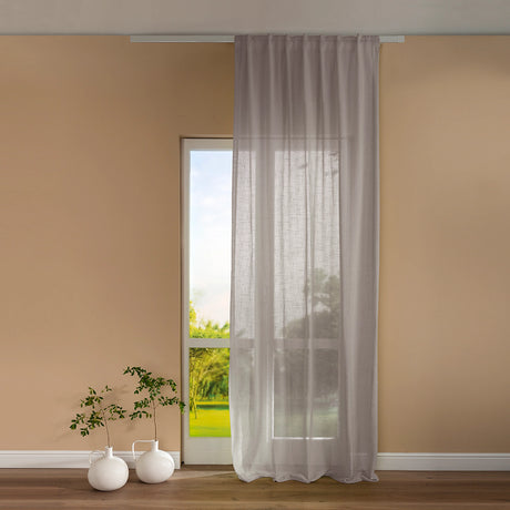 Pannello Tenda con Fascia Copri Bastone Ivanka Maè 145x290 cm - Via Roma 60