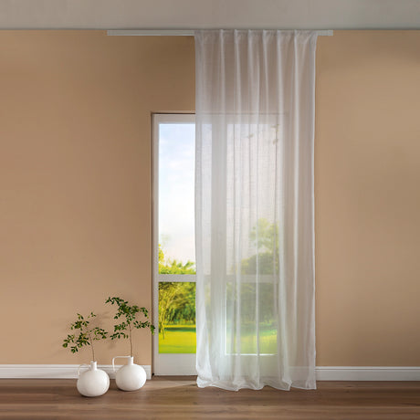 Pannello Tenda con Fascia Copri Bastone Ivanka Maè 145x290 cm - Via Roma 60