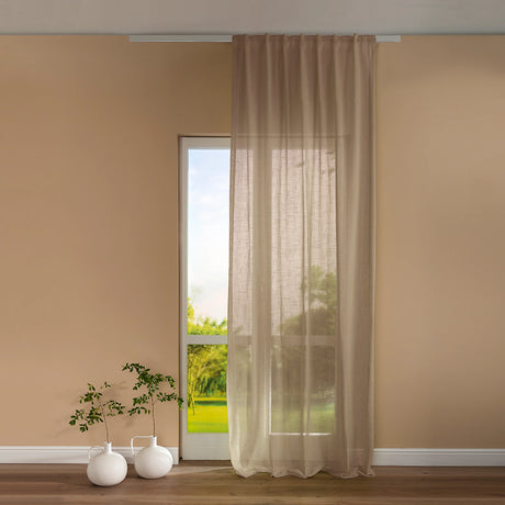 Pannello Tenda con Fascia Copri Bastone Ivanka Maè 145x290 cm - Via Roma 60