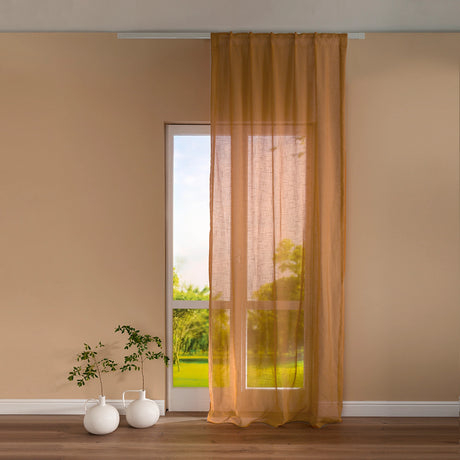 Pannello Tenda con Fascia Copri Bastone Ivanka Maè 145x290 cm - Via Roma 60