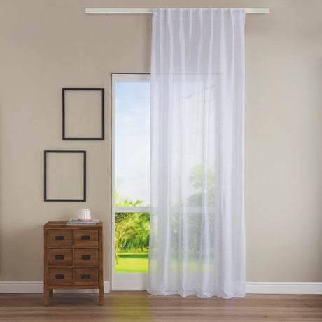 Pannello Tenda con Fascia Copri Bastone Ivanka Maè 145x290 cm - Via Roma 60