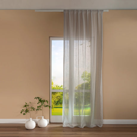 Pannello Tenda con Fascia Copri Bastone Ivanka Maè 145x290 cm - Via Roma 60