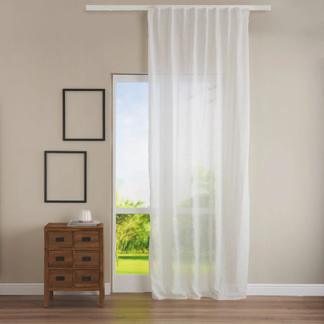 Pannello Tenda con Fascia Copri Bastone Ivanka Maè 145x290 cm - Via Roma 60