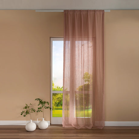Pannello Tenda con Fascia Copri Bastone Ivanka Maè 145x290 cm - Via Roma 60